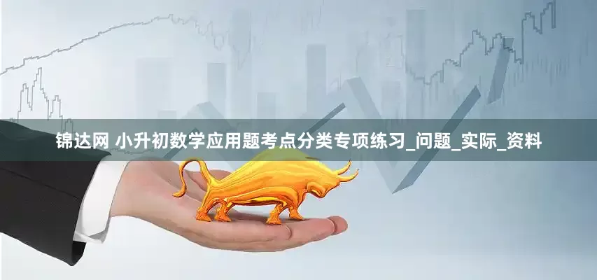 锦达网 小升初数学应用题考点分类专项练习_问题_实际_资料