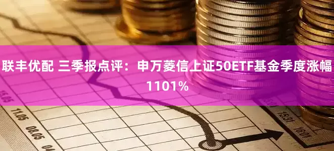 联丰优配 三季报点评：申万菱信上证50ETF基金季度涨幅1101%